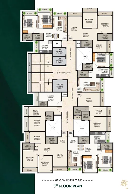 3rd Floor Plan